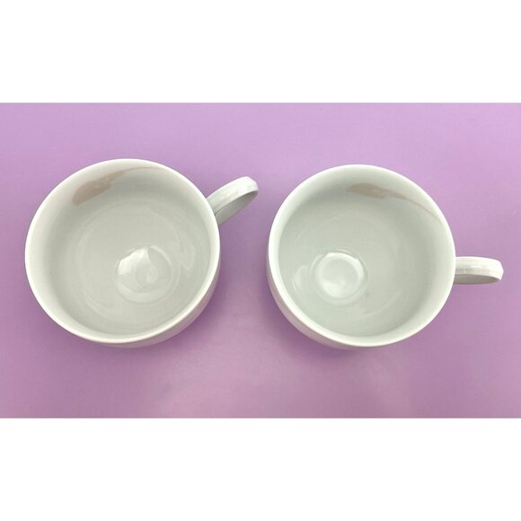 Pair of vintage 80s mugs, Mikasa Fine China LDB01 Classic Flair Peach - Picture 8 of 10